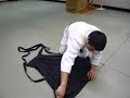 Aikido Hakama Folding Guide