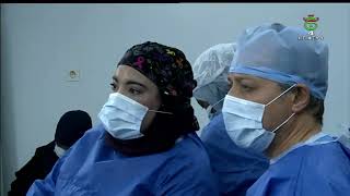 إليزي / صحة - عمليات جراحية معقدة بمستشفى إليزي في إطار التوأمة مع جمعية المعرفة والتبادل الدوليين.