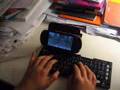 PSP Quake with Targus Universal Wireless Keyboard support