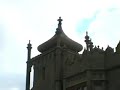 this is the palace of the eighteen century russian prince vorontsov near yalta in the crimea, ukraine, overlooking the black sea.  he had it built in the style of a scottish manor house.  the video was shot in october 2006.