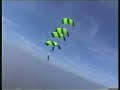 early training video of canopy rotations team zero tolerance training over cark airfield cumbria uk in 1995