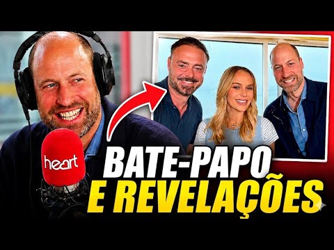 WILLIAM diverte fãs ao falar de KATE e querer ir ao casamento de TAYLOR SWIFT