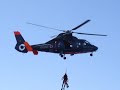 H�licopt�re DAUPHIN de sauvetage en mer.