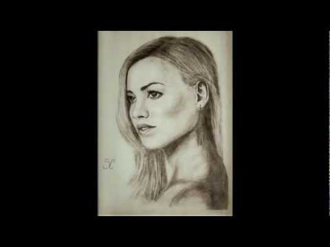 how to draw yvonne strahovski