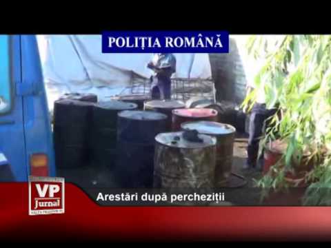 Arestări după percheziții