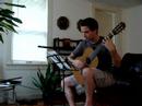 classical guitar leo Brouwer etude #6