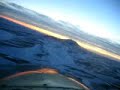 Landing on curved cropduster runway Landing on curved cropduster runway