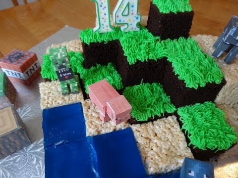 how to make a cake of minecraft