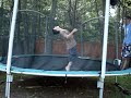 Bryan And Tom trampoline tricks and epic falls Bryan And Tom trampoline tricks and epic falls