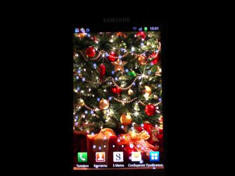 Smartphone on Christmas 2011 Live Wallpaper For Android