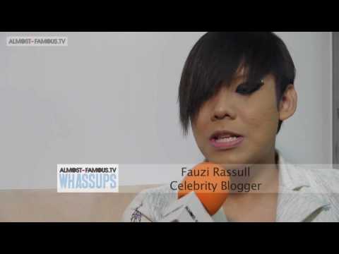 almost-famous.tv “Whassups” 300110 talks cock to Celebrity Blogger Fauzi Rassull