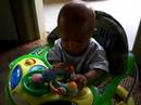 Jona in baby walker