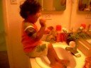 Soham brushing teeth (21 months old)