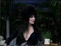 this is one of my rare elvira shots. i have a good amount of very rare elvira/cassandra footage on dvd on my webpage; www.classics2dvd.com check out the elvira list!