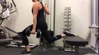 Bulgarian split squats
