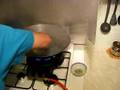 Seasoning new chinese carbon steel wok