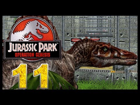 Jurassic Park: Operation Genesis - Episode 11 - Spinosaurus and Tyrannosaurus