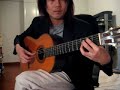Found this song on the Internet by accident and decided to arrange it for guitar. For the many who think this is a fake, I assure it isn't, it is just badly out of synch and I have no idea how to fix it. Tabs - there are some lying around on the internet, but this one is my own arrangement and I have had neither the resolve nore the strategy to score/tab it since I've moved on to other things in music. Try to make your own arrangement. It would be more rewarding than reproducing what I've done here.

- Ivan Lim