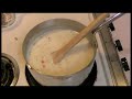 Ingredients: 3 thick slices of bacon OR you can use 2 Tablespoons butter if you want to skip the bacon 1 cup shopped onion 1 carrot 2 celery stalks 2 bay leaves 3 Tablespoons flour 2 cups clam juice or you can use low salt chicken broth or vegetable broth 1 cup heavy cream (double cream or whipping cream) or milk 2 decent sized Russet potatoes 2 cans of clams.... see the note below salt/pepper/parsley ***Note, I bought 3 different brands of canned clams for this and I only used 2 of them, the other brand was not very good. Here are the two brands that were just great: Gordon's ... it was a 15 ounce can Haddon House... it was a 6.5 ounce can Thank you for watching and this is excellent and warm and makes you happy! Background music is from: www.incompetech.com Song used Brandenburg Concerto No. 4 in G, Movement I (Allegro), BWV 1049