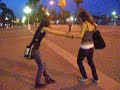 Bailando x el maremagnum!