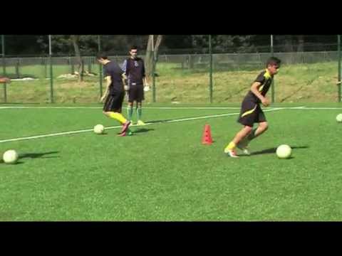 coerver - Tecniche del calcio - Coerver - stazione finale completa - Gesti tecnici in sequenza - Coerver Football Skills vedi anche : Rondos: http://youtu.be/8kAyc0w_i...