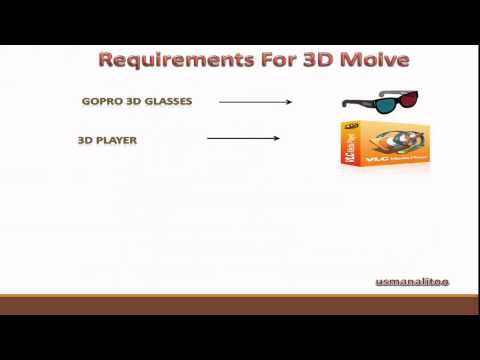 how to watch 3d movie on laptop