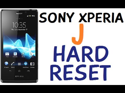 how to recover xperia j