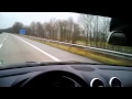 Driving from Wilhelmshaven to Oldenburg on the German Autobahn in a Mercedes GL350 CDI