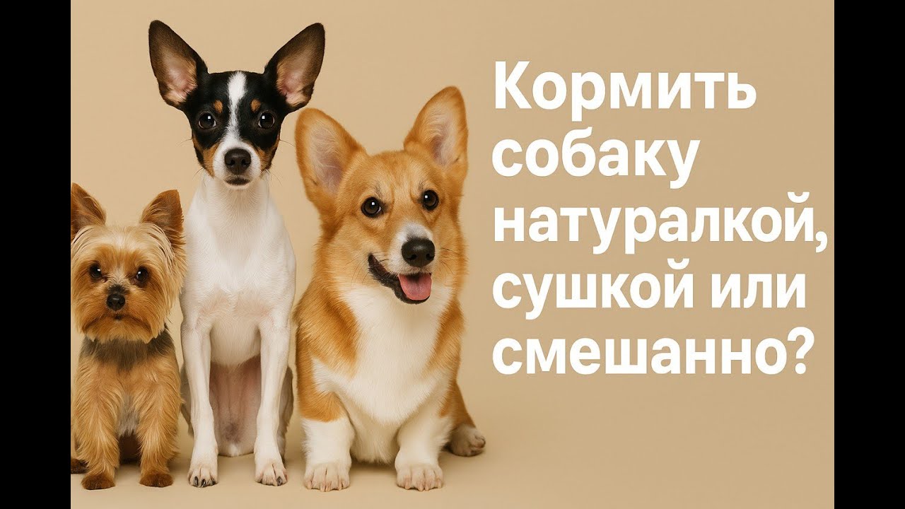 Кормить собаку натуралкой, сухим кормом или комбинировать? - Выбор зависит от кошелька и времени