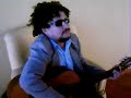 Cego tocando violão lendo partitura Cego tocando violão lendo partitura