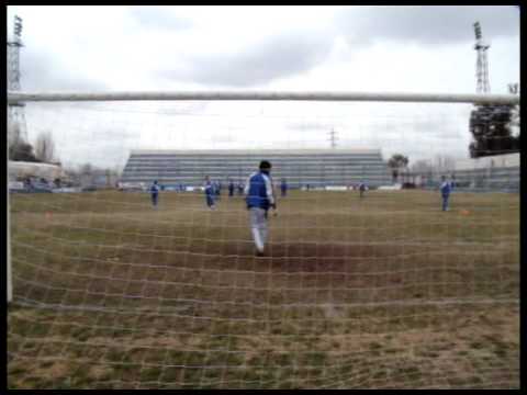 Entreno en el estadio Feliciano Gambarte