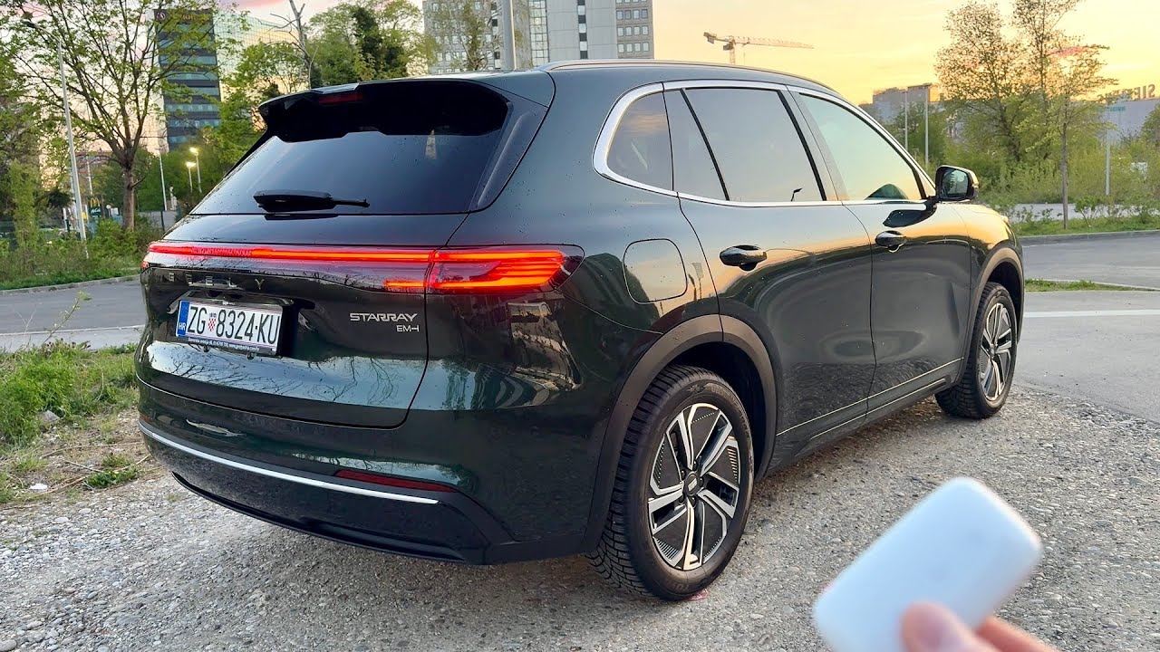 GEELY STARRAY EM-i 2026 (EUROPE) - SUNSET POV drive with CHARGED battery