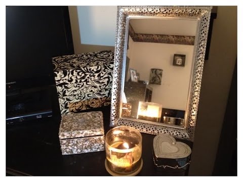 how to fasten mirror to frame