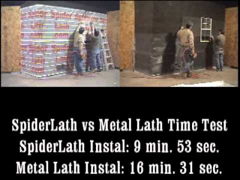 how to fasten metal lath to concrete