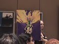 you saw it being created, now watch the bidding frenzy for the craig hamilton painting at the 2006 heroes art auction.  it didn't go for cheap!

p.s. rosario dawson was the co-auctioneer for the event.  you see her with her uncle onstage getting the audience hyped and pumping up the bids.  she's scheduled to be at heroes con again in 2007.