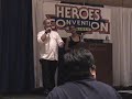 you saw it being created, now watch the bidding frenzy for the craig hamilton painting at the 2006 heroes art auction.  it didn't go for cheap!

p.s. rosario dawson was the co-auctioneer for the event.  you see her with her uncle onstage getting the audience hyped and pumping up the bids.  she's scheduled to be at heroes con again in 2007.