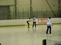 Figure skater Tomas Verner, speed skater Martina Sablikova, ice hockey player Petr Ton competing against each other in different skating disciplines. Sprint.