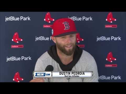 Video: Dustin Pedroia Red Sox spring training press conference