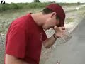 Huge hail balls vs car