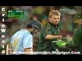 Brett Lee throws a Deadly Beamer at Sachin Tendulkar