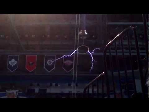 Testing out the Tesla Coil at St Pete Times Forum - YouTube Testing out the Tesla Coil at St Pete Times Forum - YouTube