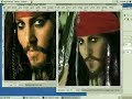 Jack Sparrow speedpainting with Gimp en Slackware 12