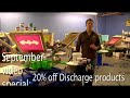 September screen printing video silk screening promo