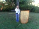 me spining my flag