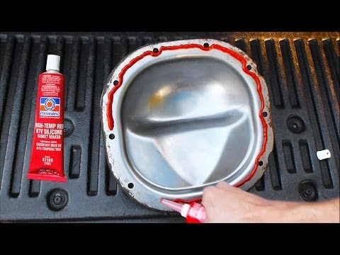 how to apply rtv to oil pan