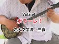 volare!　ボラーレ！　三線でフラメンコ　芋洗坂係長ではありません