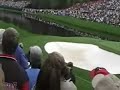 Bubba skips a ball over lake at 16