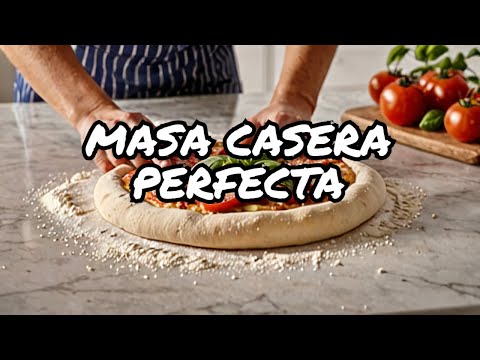 COMO HACER MASA PARA PIZZA CASERA FACIL Y RAPIDO - RECETA MUY FACIL - LAS RECETAS DE MAMA