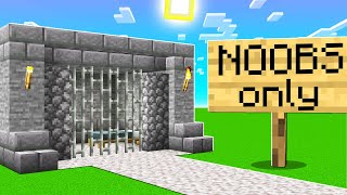 We Built A NOOBS ONLY JAIL In Minecraft!(SMP pt.5)