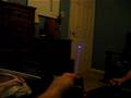 Blu-Ray violet blue laser in a small amount of fog